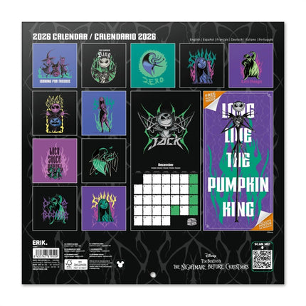 Grupo Disney Nightmare Before Christmas Kalender 2026