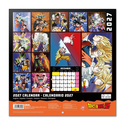 Grupo Dragon Ball Z Kalender 2027