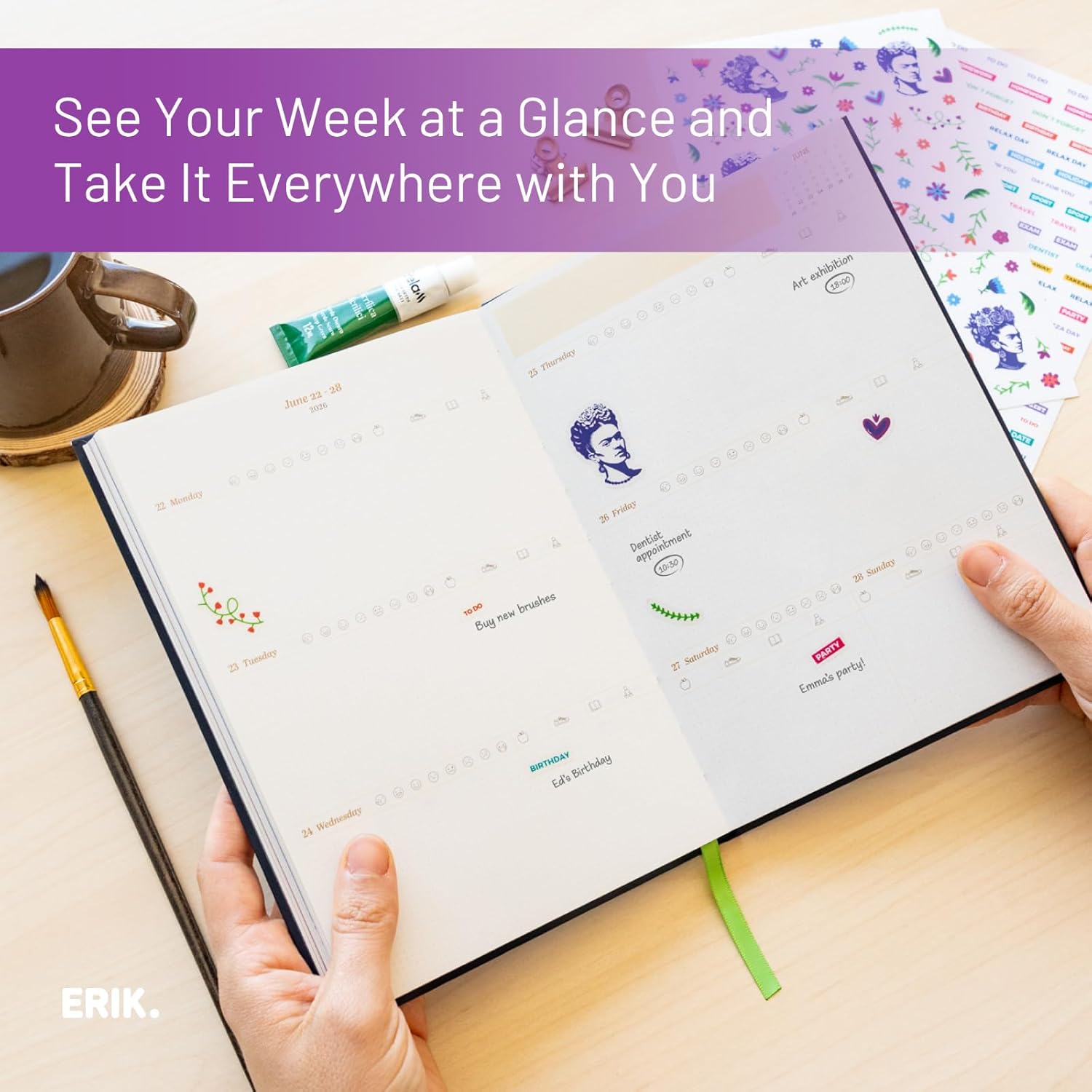 Frida Kahlo School Agenda 20252026 ( Aug 2025 Dec 2026) Buy?