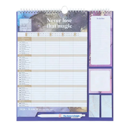 Grupo Glitter 4 persoons Planner 2026
