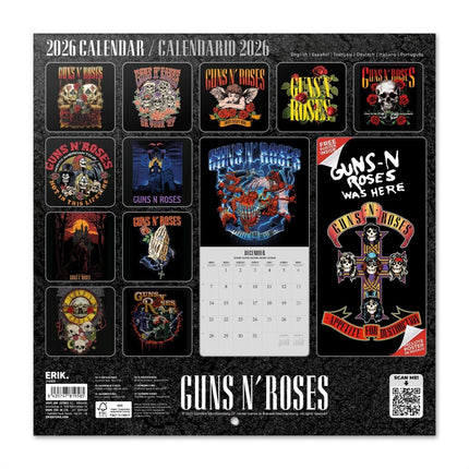 Grupo Guns N' Roses Kalender 2027