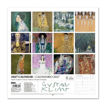 Grupo Gustav Klimt Kalender 2027