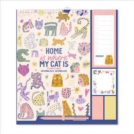 Grupo Home is Where my Cat is 4 persoons Planner 2025