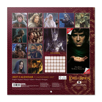 Grupo Lord of The Rings Kalender 2027