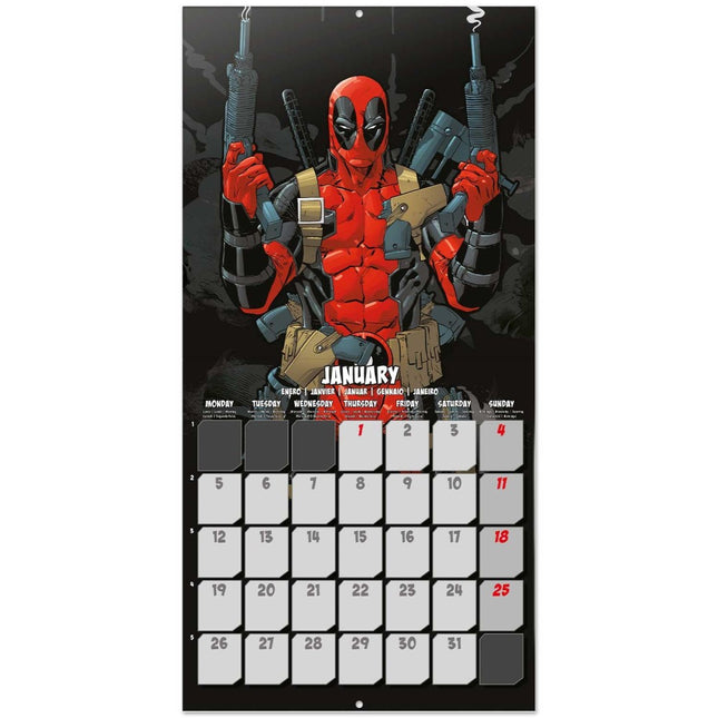 Grupo Marvel Deadpool Kalender 2026