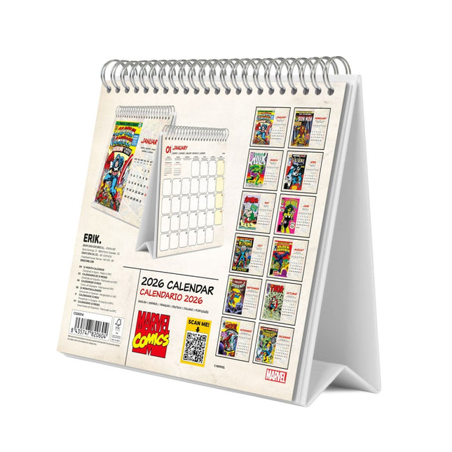 Grupo Marvel Desk Kalender 2026