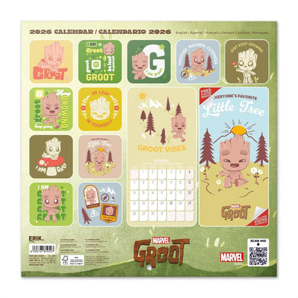 Grupo Marvel I am Groot Kalender 2026
