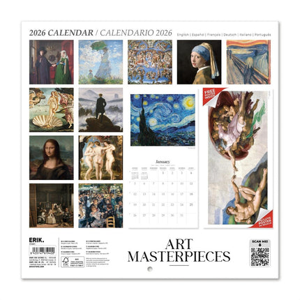 Grupo Meesterwerken Kalender 2026