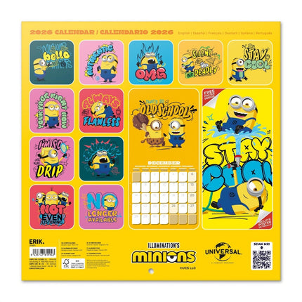 Grupo Minions Kalender 2026