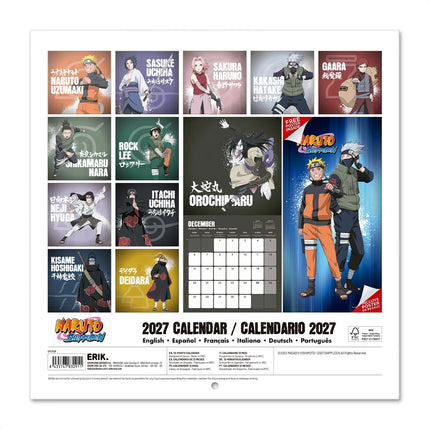 Grupo Naruto Shippuden Kalender 2027