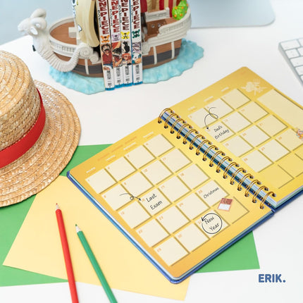 Grupo One Piece School Agenda 2025-2026 ( aug - juli )