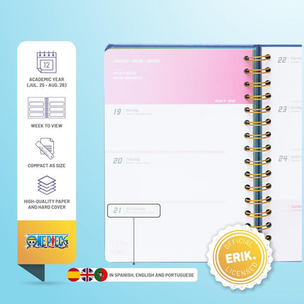 Grupo One Piece School Agenda 2025-2026 ( aug - juli )