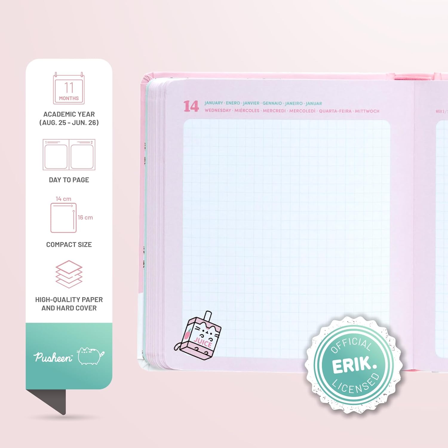 Pusheen Day School Agenda 20252026 ( Aug June ) Buy?