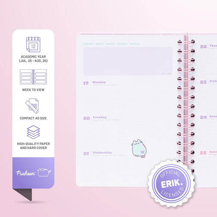 Grupo Pusheen School Agenda 2025-2026 ( aug - juli )