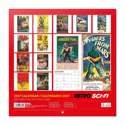 Grupo Retro Sci-fi Kalender 2027