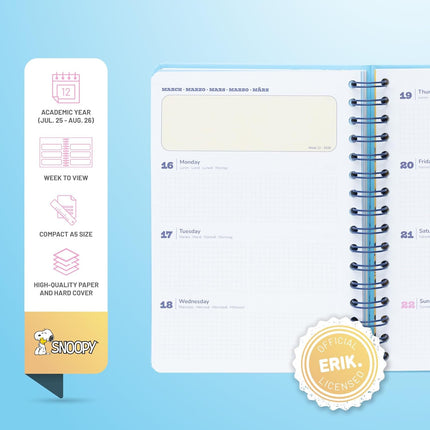 Grupo Snoopy School Agenda 2025-2026 ( aug - juli )