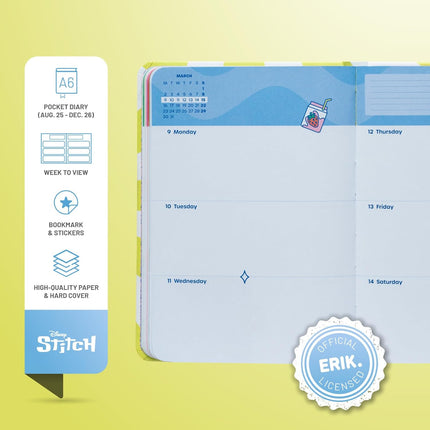 Grupo Stitch Pocket Schoolagenda 2025 - 2026