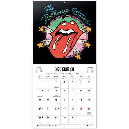 Grupo The Rolling Stones Kalender 2027