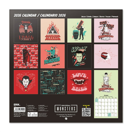 Grupo Universal Monsters Kalender 2026
