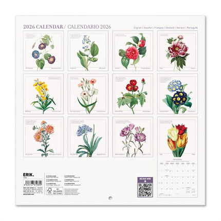 Grupo Vintage Bloemen Kalender 2026