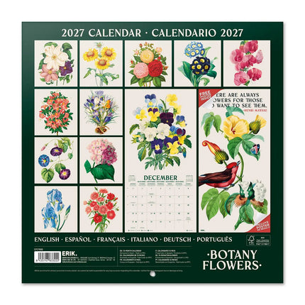 Grupo Vintage Bloemen Kalender 2027