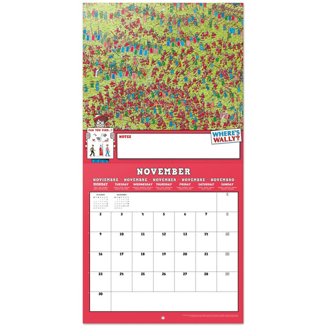 Grupo Where's Wally Kalender 2026