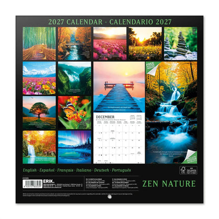 Grupo Zen Nature Kalender 2027