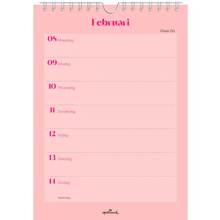 Hallmark Hallmark Weekkalender 2027 &C