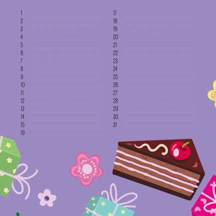 Hallmark Happy Verjaardagskalender