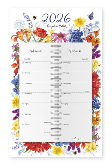 Hallmark Marjolein Bastin Kalender 2026 op schild