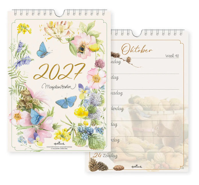 Hallmark Marjolein Bastin Weekkalender 2027 Grootletter