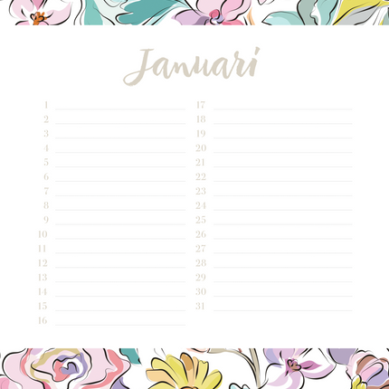 Hallmark Turnowsky Verjaardagskalender