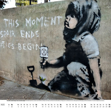HEEL Banksy Kalender Groot 2027