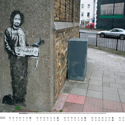 HEEL Banksy Kalender Groot 2027