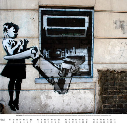 HEEL Banksy Kalender Groot 2027