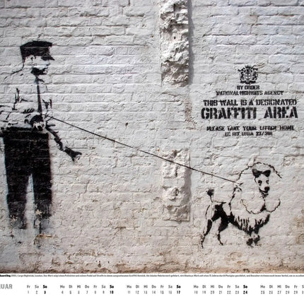 HEEL Banksy Kalender Groot 2027