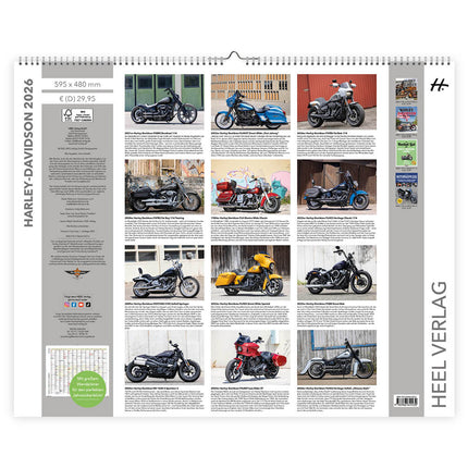 HEEL Best of Harley Davidson Kalender 2026