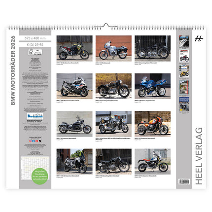 HEEL BMW Motoren Kalender 2026