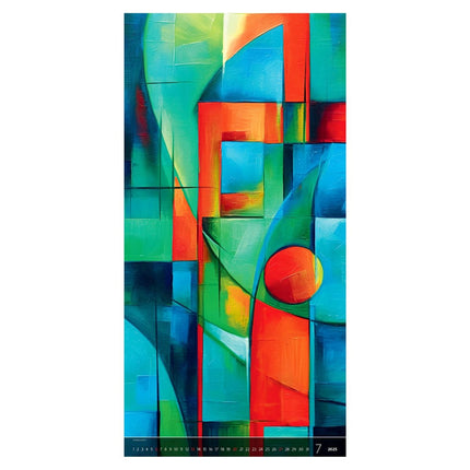 Helma Abstract AI Art Kalender 2025