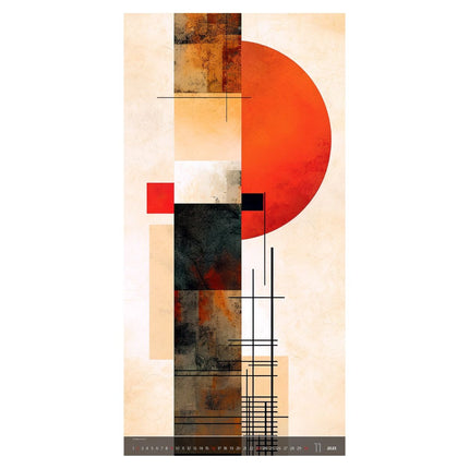 Helma Abstract AI Art Kalender 2025