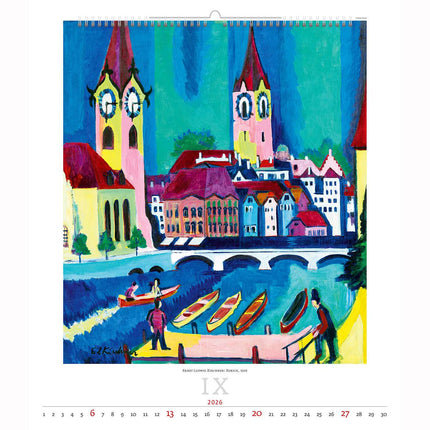 Helma Expressionism Kalender 2026