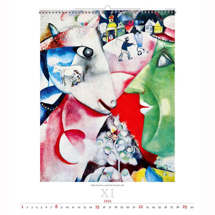 Helma Expressionism Kalender 2026