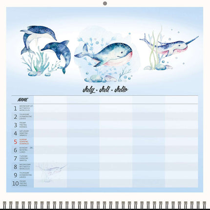 Helma Familieplanner 2026 voor 5 personen