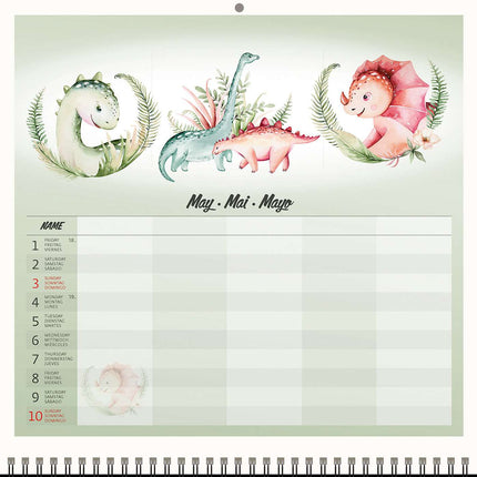 Helma Familieplanner 2026 voor 5 personen