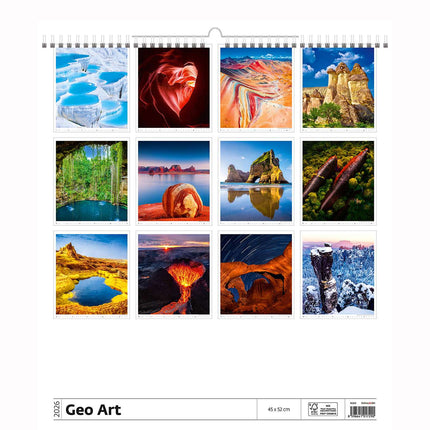 Helma Geo Kunst Kalender 2026