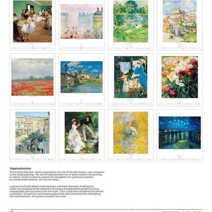 Helma Impressionism Kalender 2026