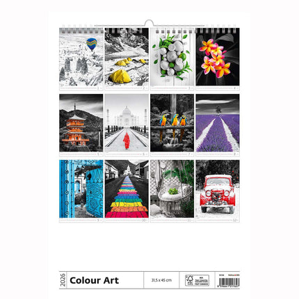 Helma Kleuren Kunst Kalender 2026