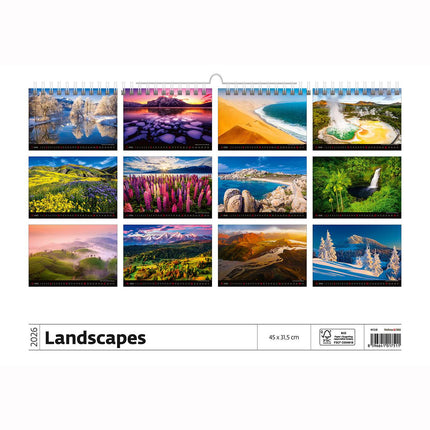 Helma Landschappen Kalender 2026