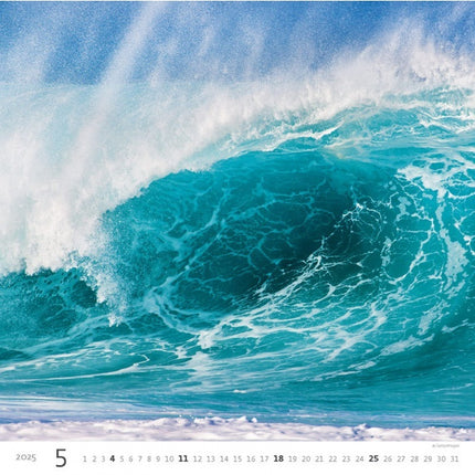 Helma Wandkalender 2025 Aqua