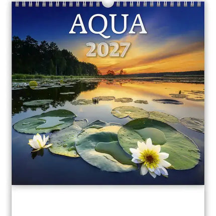Helma Wandkalender 2027 Aqua
